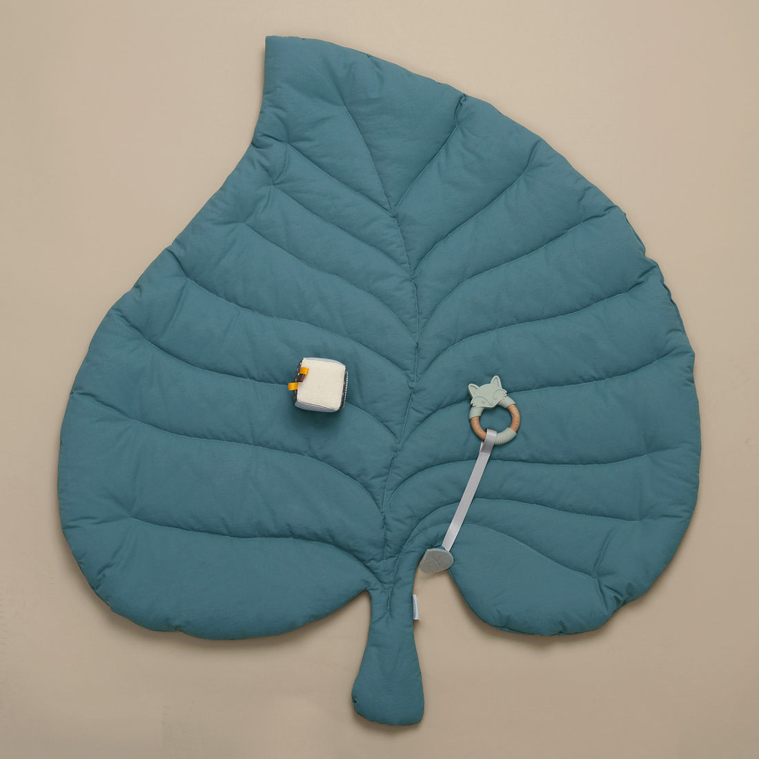 MiniDream Leaf Playmat for Baby - Blue