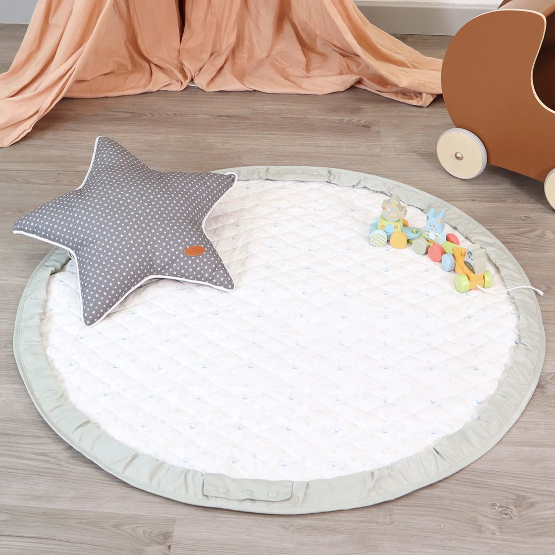 MiniDream Playmat & Toy Storage Bag - Sage Green