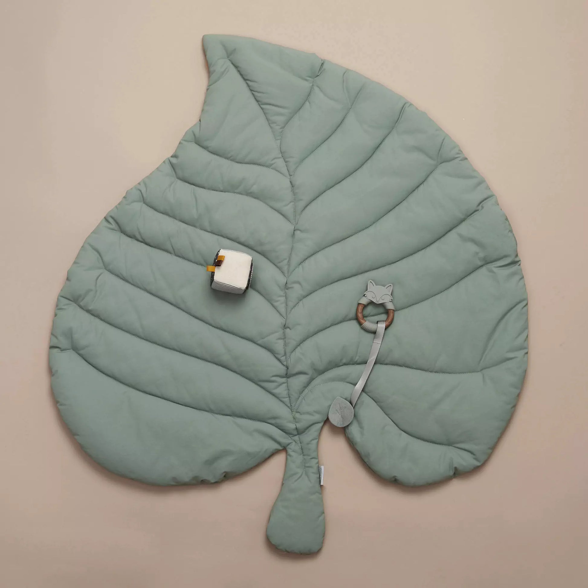 MiniDream Leaf Baby Activity Playmat in Turquoise