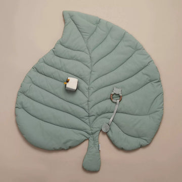MiniDream Leaf Baby Activity Playmat in Turquoise