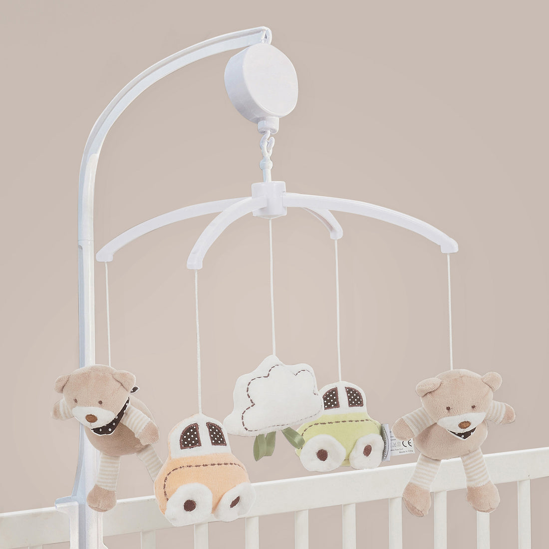 Musical Mobile for Crib - Safari Theme