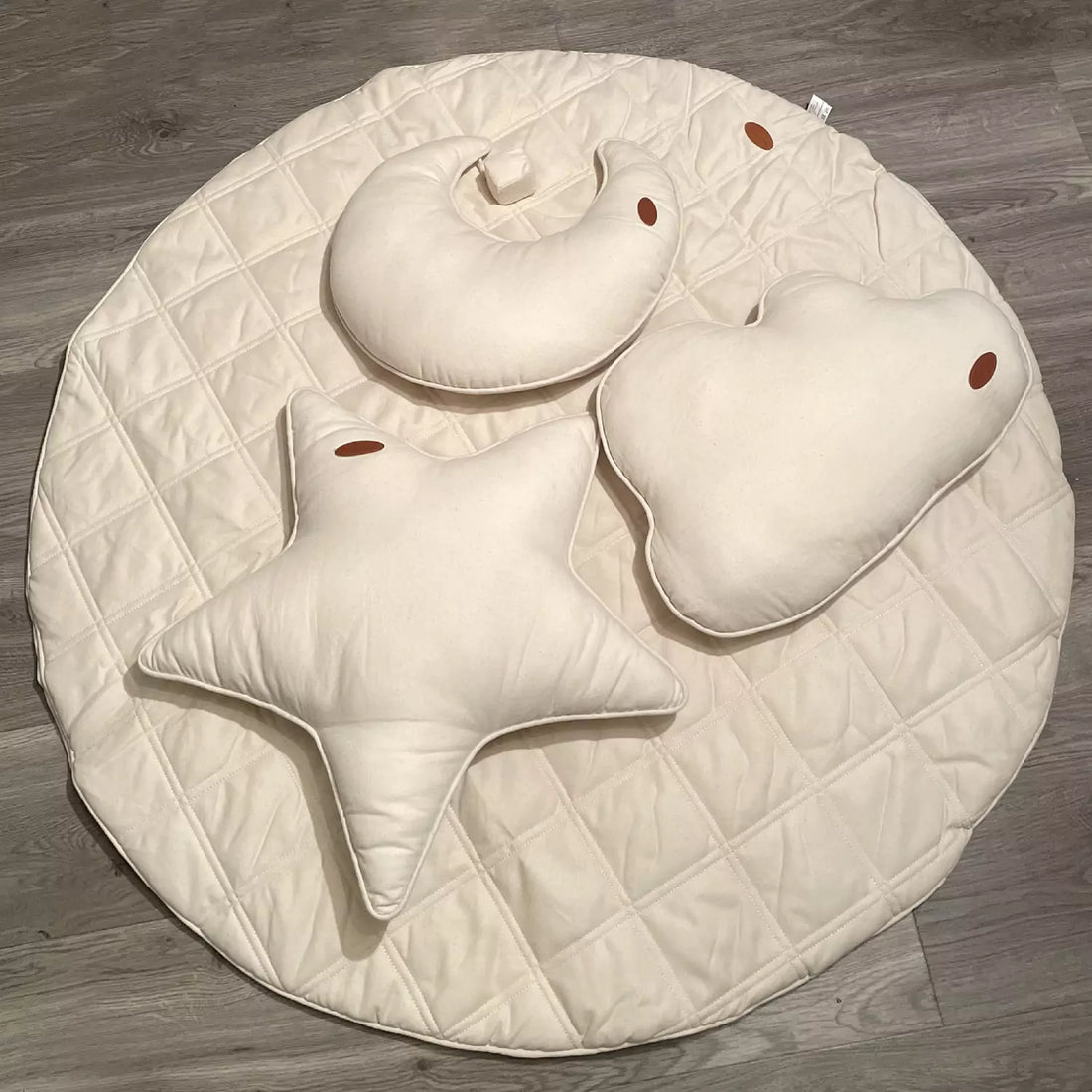 MiniDream Organic Cotton Moon Cushion