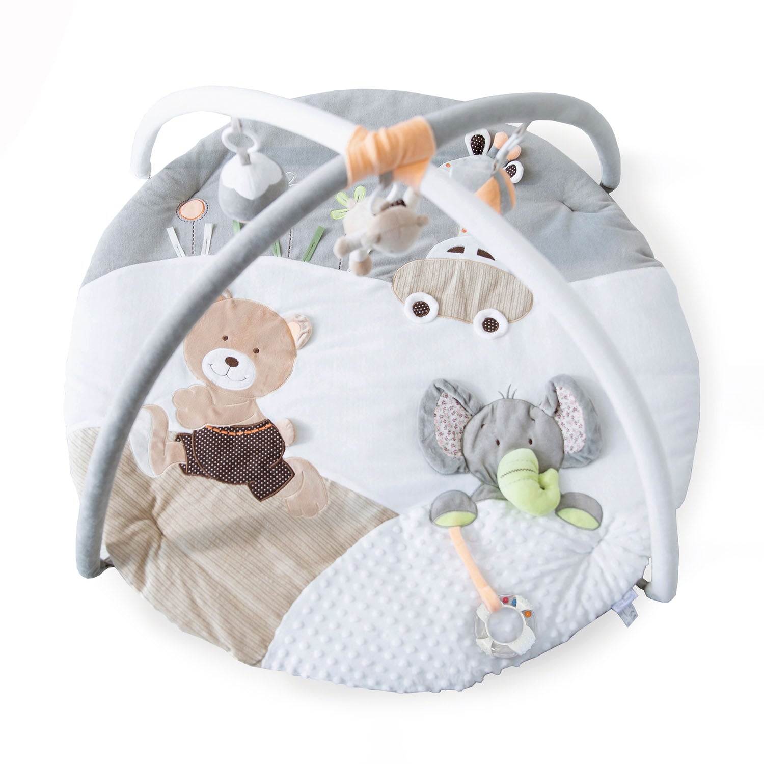 MiniDream Baby Play Mat with safari-themed toys