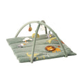 MiniDream 2 in 1 activity gym and playpen in jungle theme in a white background.