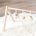 Wooden Play Gym with Toys - Safari Theme