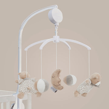 Musical Baby Cot Mobile - Moon and Stars