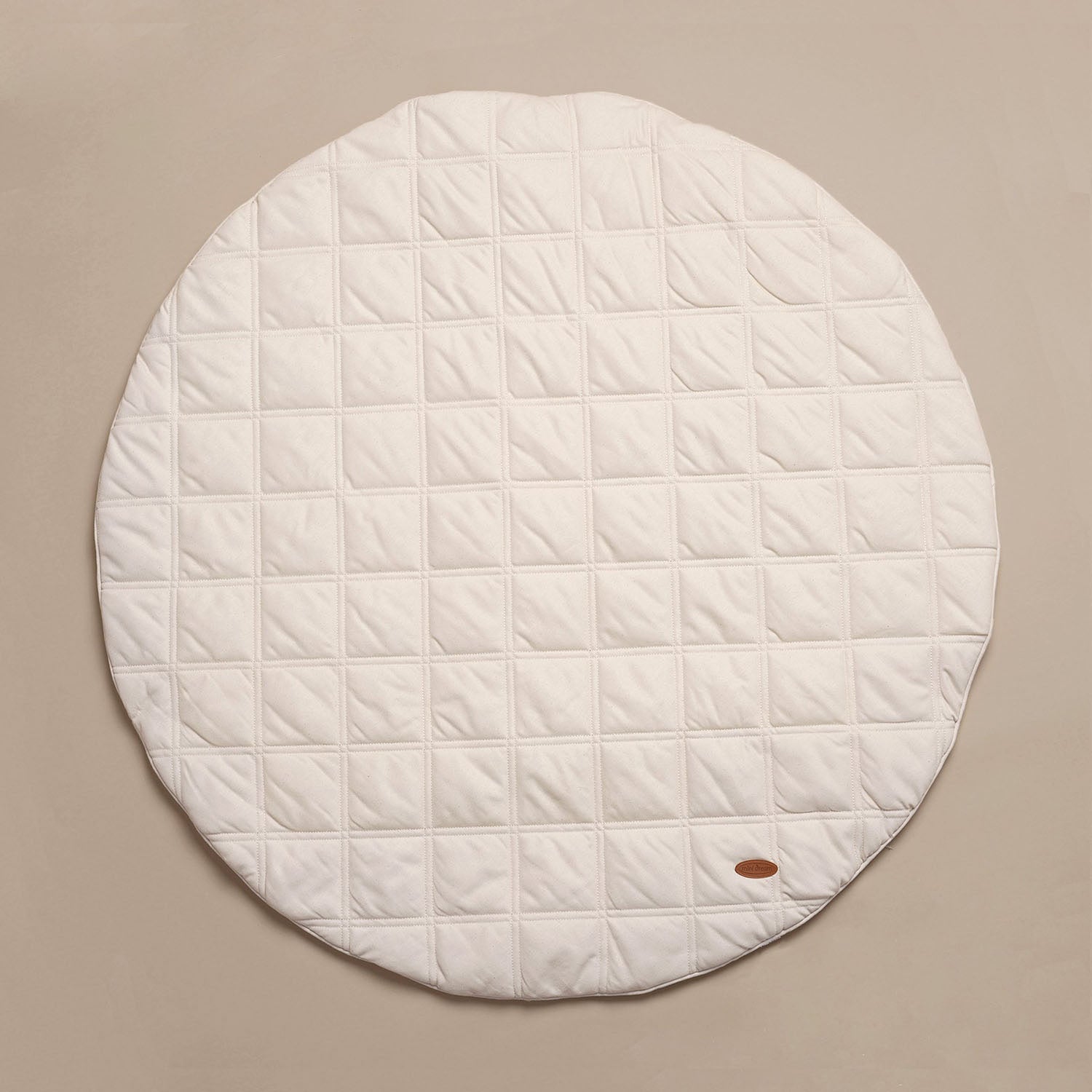 Organic Round Play Mat (100x100 cm) - White
