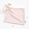 Baby Comforter with Pink Velvet and Floral Design
