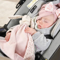 Compact, cuddly comforter perfect for travel and on-the-go use.