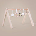 Wooden Baby Jungle Gym with Toys - Safari