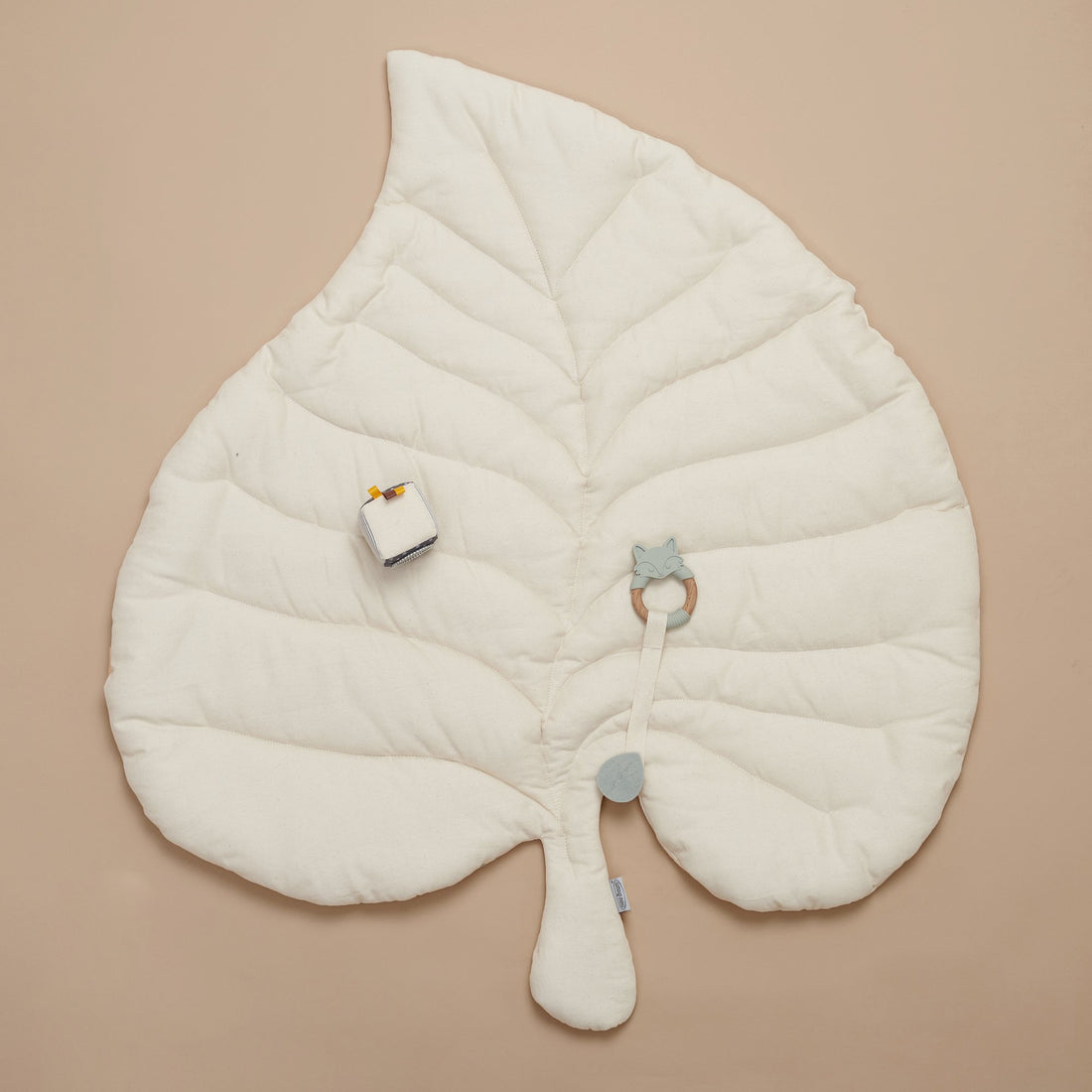 MiniDream Leaf Baby Play Gym Mat - White