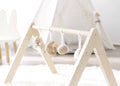 Wooden Activity Gym with Toys - Moon & Star