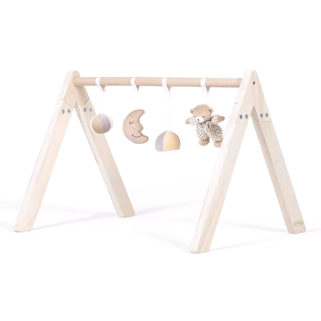 Wooden Activity Gym with Toys - Moon & Star