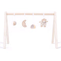 Wooden Activity Gym with Toys - Moon & Star